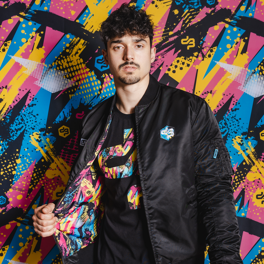 028. Bomber Jacket Live Loud