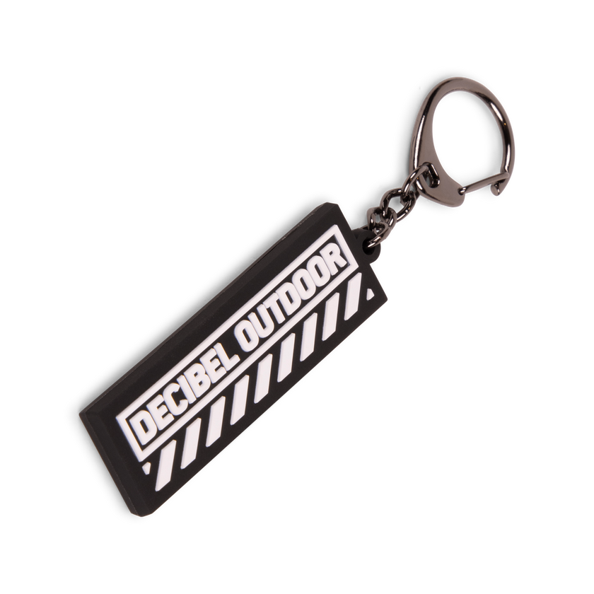 071. Decibel rubber keychain